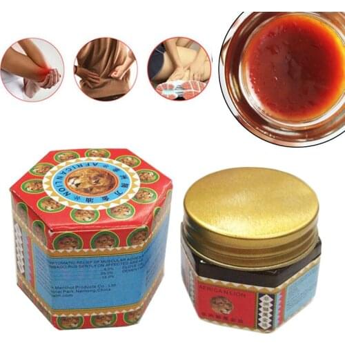 100% Original White Red Lion Balm Ointment Dizziness Headache Stomachache Pain Relieving Tiger Balm Muscle Pain Relief
