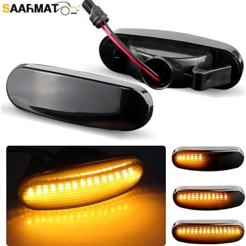 2Pcs LED Side Marker Signal Light For Fiat Flowing Indicator For Fiorino 3 Grande Punto Evo Panda69 Doblo Idea Linea Stilo Qubo