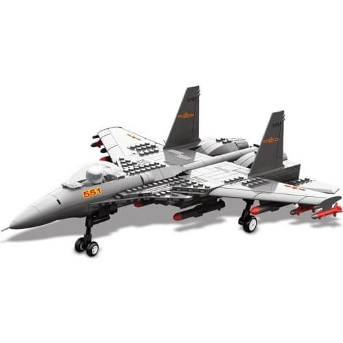 281 Pcs Wange Blocks Fighter Plane Building Blocks Creative Bricks Toy Educational Building Block Bricks