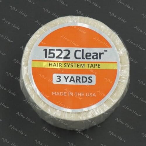 3M 1522 Clear Hair System Tape 3 Yards Made In The USA Double Sided Tape Hair Extension Wig Adhesive Glue Tapes T040