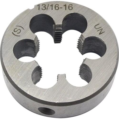 5Pcs 13/16-16UN Machine Wire Die Alloy Steel Straight Threading Tool for Lathe Molding Machine