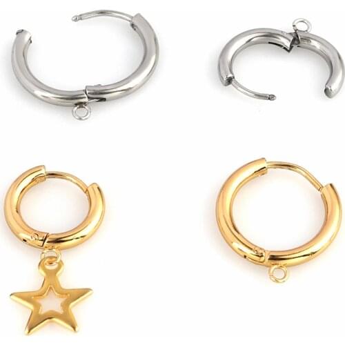 5pcs High Quality Stainless Steel Earring Hook French Earring Hooks Earrings Making DIY Earring Jewelry Handmade Accessories