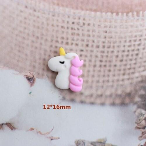 50Pcs Unicorn 3d Resin Gems Korean Cute Animals Designer 3D Rhinestones UV Gel Polish Charms For Nail Accessories 2021 New