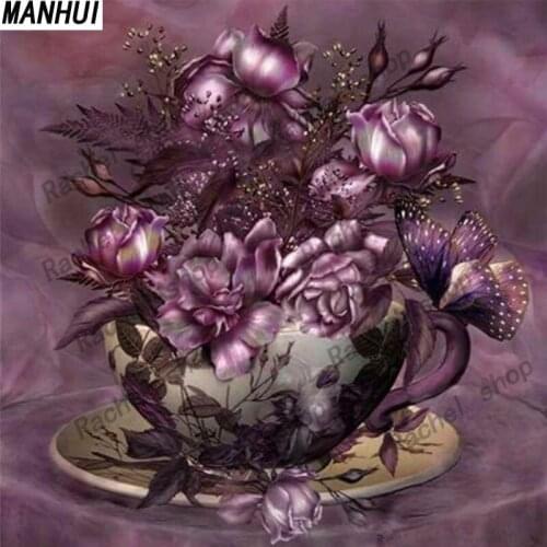 Diamond Embroidery Diy Diamond Painting Cross Stitch Kits Diamond Mosaic Butterfly flowers Full Square Diamond Embroidery BS213