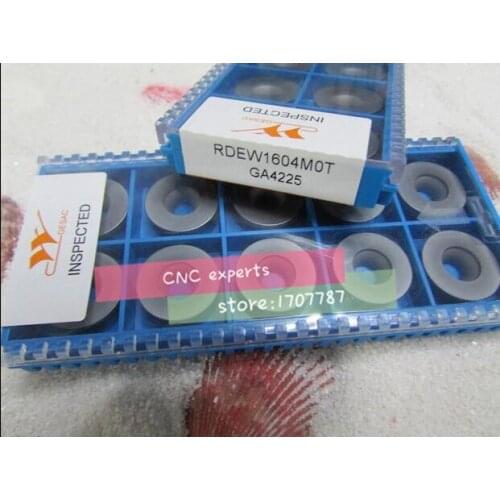 Free shipping, cemented carbide milling insert RDEW1604MOT GA4225 (R8) suitable for R200-8R series will face external tool