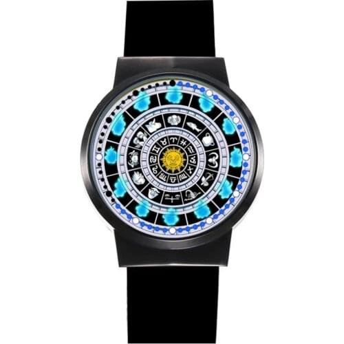 Miss Kobayashis Dragon Maid anime watch KannaKamui connor led screen Black simple fashion student creative watch