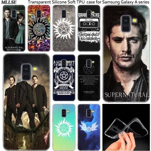 TV Supernatural Silicone Case For Samsung Galaxy A50 A30 A10 A40 A6 A8 Plus A20 E A5 A7 2018 2017 2016 Note 9 8 Fashion Cover