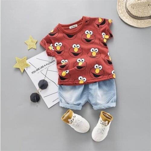 New Summer Baby Clothes Suit Children Boys Girls Cartoon T Shirt Shorts 2Pcs/sets Toddler Casual Clothing Infant Kids Tracksuits