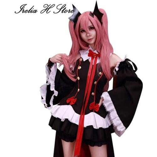 Krul Tepes Seraph of the end Cosplay Krul cosplay costume Halloween summer dress free shipping
