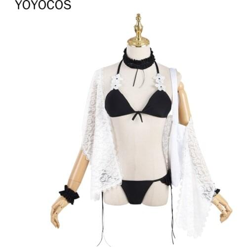 YOYOCOS FGO The Imperial Concubine Yang Swimwear Cosplay Costume Fate Grand Order Women Swimming Uniform Bathing Sexy Suit