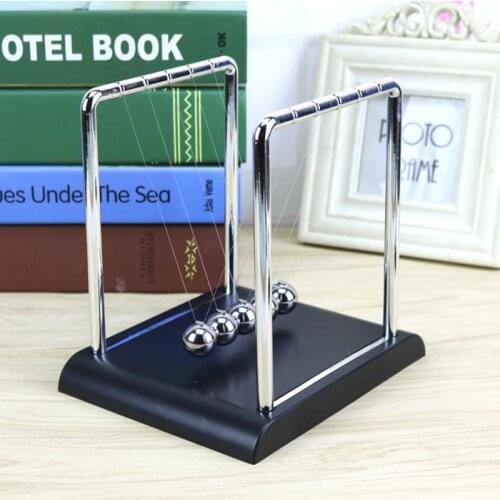 Newtons Cradle Table Decor Metal Pendulum Ball Newton Ball Physics Science Pendulum Steel Balance Ball Gifts Home Decoration