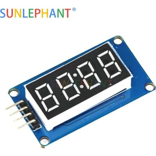 TM1637 LED Display Module For Arduno 7 Segment 4 Bits 0.36 Inch Clock RED Anode Digital Tube Four Serial Driver Board Pack