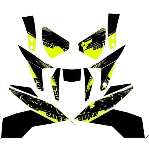 Motorcycle Team 3M Graphics Backgrounds Street Bike Stickers DECALS For DUKE 690 DUKE690 2012 2013 2014 2015 2016 2017 2018 2019