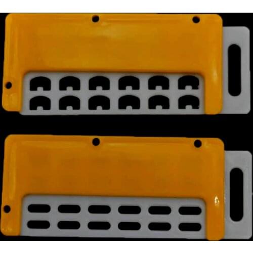 6PCS New Type Bee Tools Anti Queen Fly Escape Running Piece Frame Bar Plastic Multifunction Anti Pollen Beekeeping Bees Tools