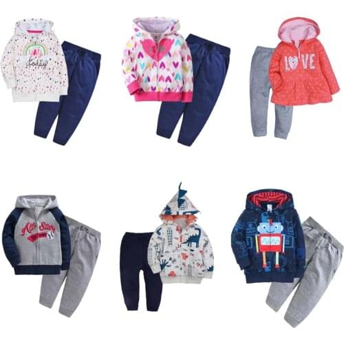 Baby boy clothes long sleeve hoodie jacket+pants baby girl outfits infant set clothing 2020 autumn costume 2pcs/set cotton