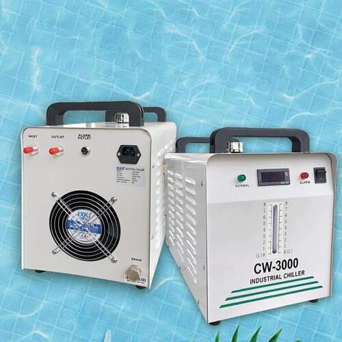 110v/220v Industrial Water Cooler Water Chiller for CNC/ Laser Engraver Engraving Machines 30W/55W/150W CO2 Laser Cutter