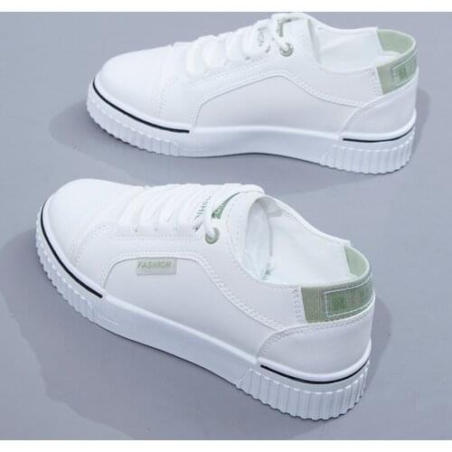 2021 fashion noble flat shoes student style white shoes ladies light shoes