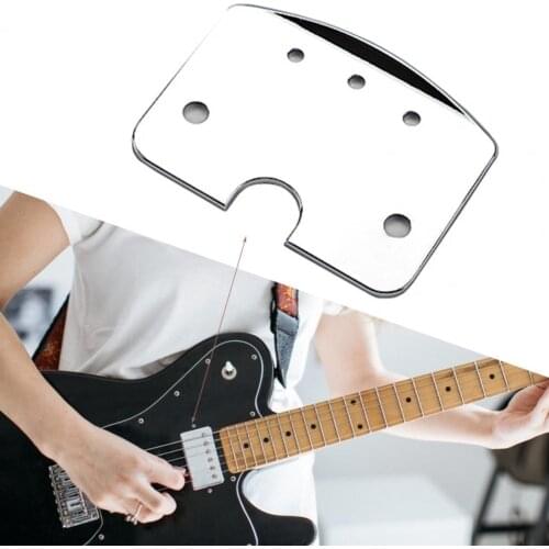 3 Strings Plate Smooth Surface Guitar Accessories Metal Guitar Strings Plate Replacement Parts for Instrument