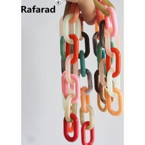 Resin Acrylic Chain for Bags AccessoriesHanDiy Women Plastic Purse Chain Straps for Handbags obag handles resin straps