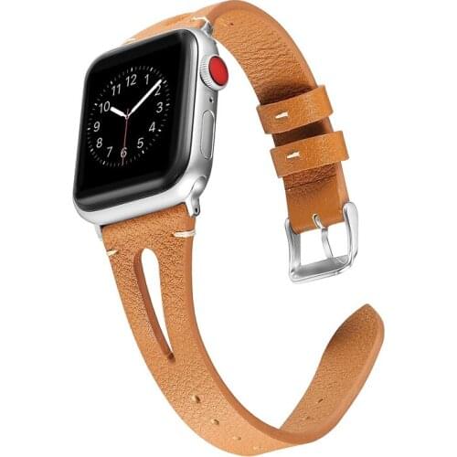 Genuine Leather strap for apple watch band 44mm 40mm 42mm 38mm watchband iwatch correa series 6/5/4/3/2/1 bracelet accessories
