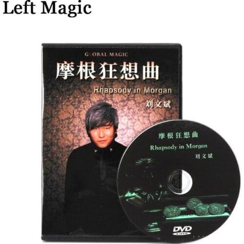 Rhapsody In Morgan By Global (Gimmick With DVD) - Magic Trick Close Up Stage Illusion Coin Magic Super Effect Magic Toys Joke