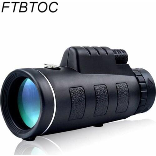 Telescope 40X60 Monocular Low Light Night Vision HD Portable Outdoor Hunting Camping Bird Watching Travelling Telescope