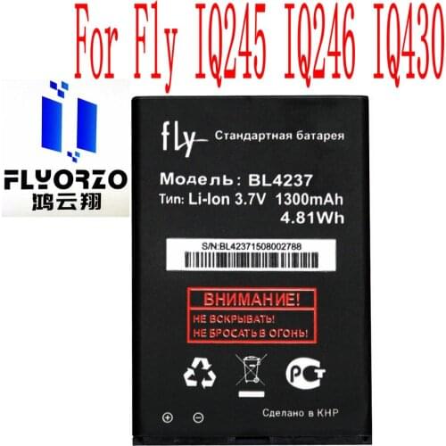 High Quality 1300mAh BL4237 Battery For Fly IQ245 IQ246 IQ430 Mobile Phone