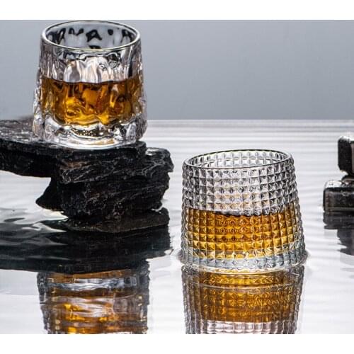 Japanese Handmade Hammered Whiskey Glass Heat-Resistant Juice Cup Liquor XO Whisky Crystal Wine Glass Cognac Brandy Snifter