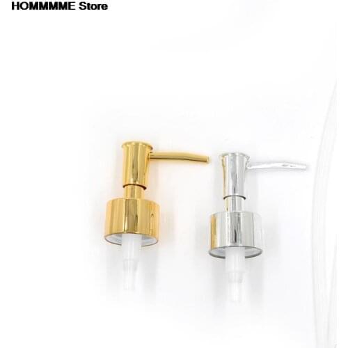 1PC Plastic Soap Pump Liquid Lotion Gel Dispenser Replacement Jar Tube Tool Gold/Silver
