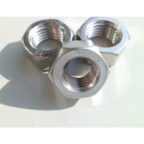 1pcs fine pitch nut muff 304 stainless steel metric thread nuts hexagon muffs hex sleeve hexagonal sleeves M48 M52 M56 M60 M64