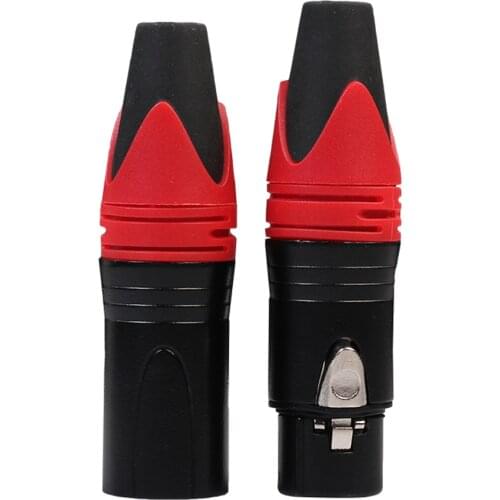 10 3-Pin Male & Female XLR Mic Microphone Premium Audio Cable Plug Connector