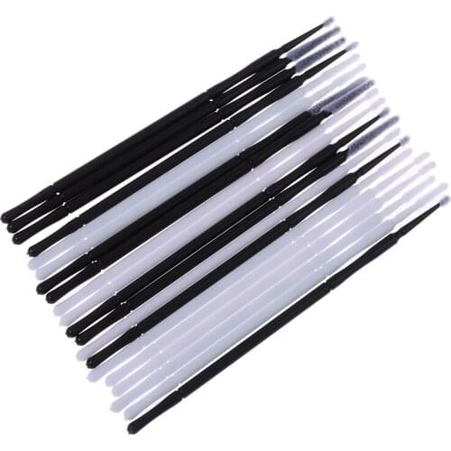 100Pc Disposable Eyelash Microbrushes Swab Brushes Makeup Eyelashes Removing Brush Individual Applicators Eyelash Extension Tool