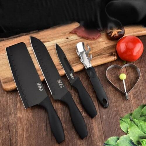 5PCS Stainless Steel Kitchen Knife Set Fruit VegeTables Slicing Paring Omelette Fish Scale Planing Chef Chef Cutter Accessories