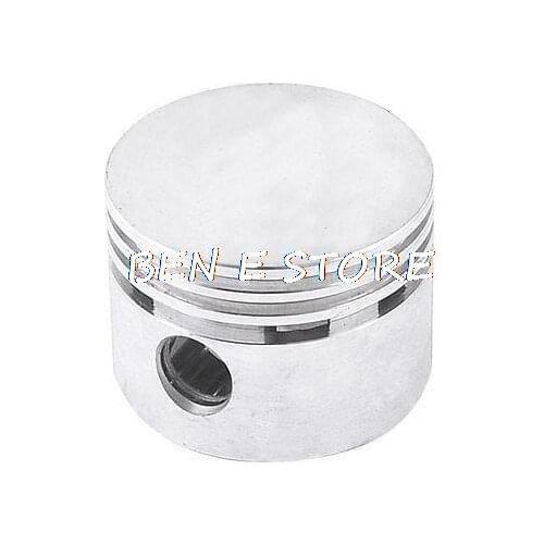 48mm Dia Silver Tone Air Compressor Fittings Cylinder Piston