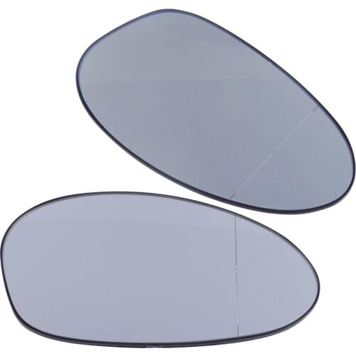 CITALL 2 Pin 1 Pair Car Wing Door Mirror Glass Heated White Fit for BMW E82 E90 E91 E92 3-Series E46 M3 E85 Z4 E86 51167157246