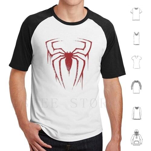 Spider Symbol ( Red Version ) T Shirt Cotton Men DIY Print Spider Red Comics Amazing Homecoming Spectacular Symbol Spidey