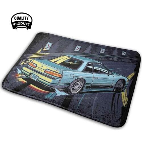 Silvia S13 Touge Drift 3D Household Goods Mat Rug Carpet Cushion Nissan Silvia Rps Rps13 Rps 13 13 Race Schassis Jdm 12 S12 S13