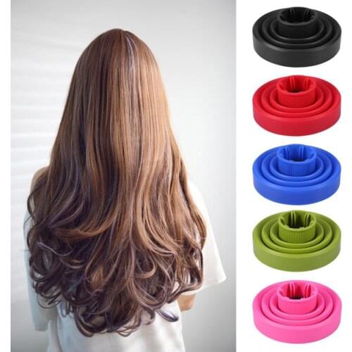 Hairdryer Diffuser Cover High Temperature Resistant Silica Gel Collapsible Hairdryer Accessories Hairdressing Salon Tools