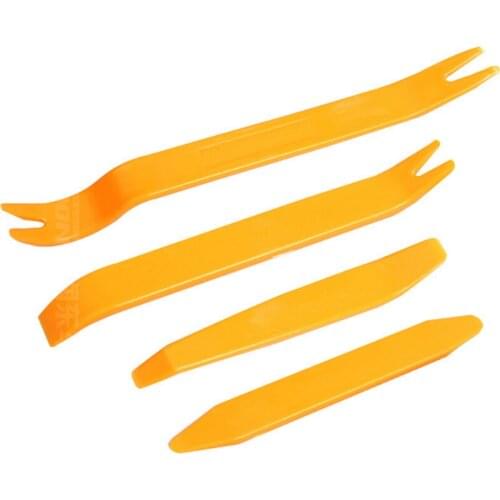 4pcs/set Car Stereo Installation Kits Car Radio Removal Tool Car Radio Panel Door Clip Panel Trim Dash Audio Removal Herramentas