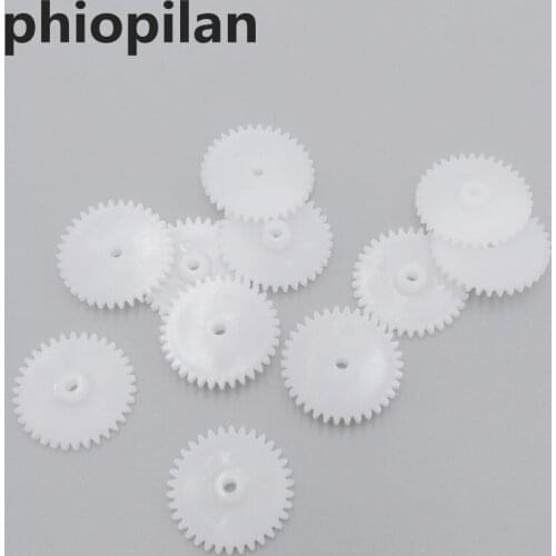 PHIOPILAN 0.5 modulus 34T 34-2A 34Teeth single gear Aperture 1.95mm Plastic motor gear tight with 2mm rc model robot gear