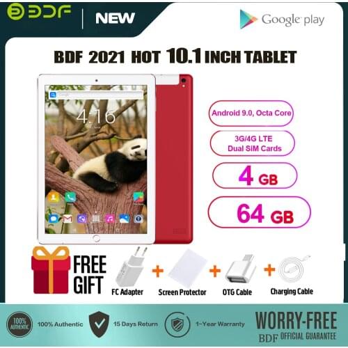 New 10.1 inch Android 7.0 Tablet Pc 3G Phone Call Dual SIM Card Google Play Dual Camera WiFi GPS Bluetooth 10 Kids Tablets