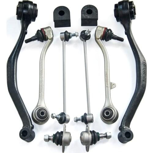 Suspension system Control Arm kit Tie Rod Ends Sway Bar Links Front Kit for BMW X3 2005 E83 31103443127,31103443128,31122229521