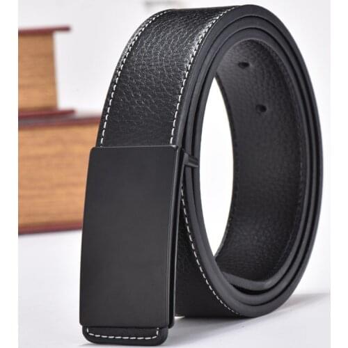 New Smooth Buckle Letters Waistband Hot Selling Men Belt Fashion Belt Business Affairs Casual Decoration Belt Mens Belts