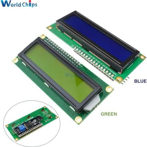 Diymore LCD1602+I2C LCD 1602 Module Blue/Green Screen PCF8574 IIC/I2C LCD1602 Adapter Plate for arduino 1602 LCD UNO R3 Mega2560