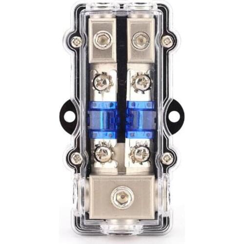 1PC Universal Car Auto Vehicles Waterproof Audio 1 in 2 ways out Fuse Holder Box