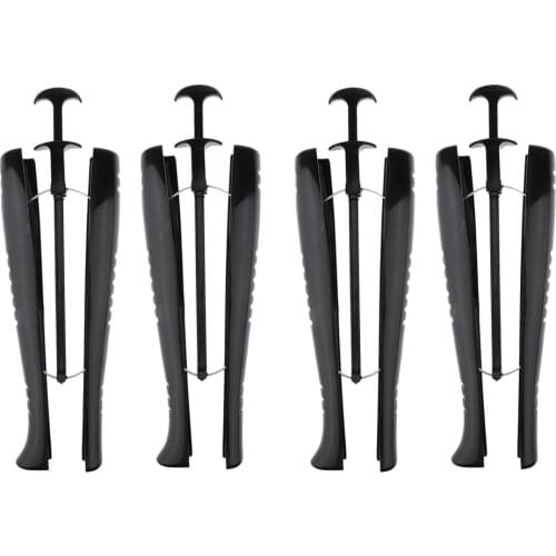 2 Pairs Black Boot Tree Shaper Stretcher Support Stand Holder 16 Inch