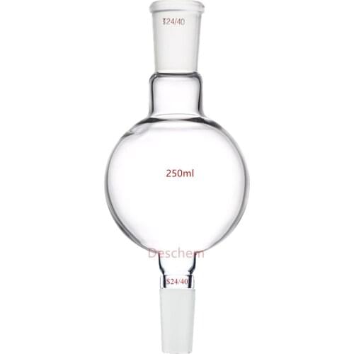 250ml,24/40,Chromatography Receive Glass Flask,Ground Joint,Laboratory Glassware