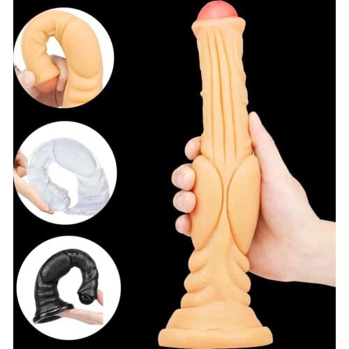 3 Colors Super Long Silicone Penis Butt Anal Plugs Plug Anal Beads G spot Masturbation Sex Toys For Woman Man Gay Sex Products