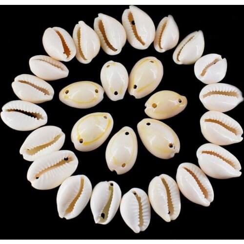 30/50 Natural Sea Shells Loose Beads Home Decorations DIY Craft Conch Shell For Jewelry Accessories 18mm-20mm