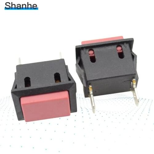 5pcs Red Boat Switch Push Button Switch PBS-101 Momentary Switch